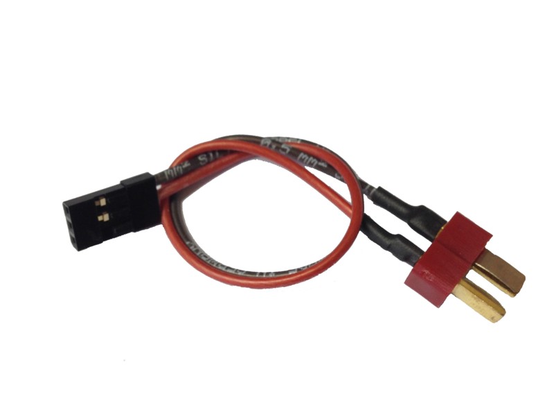 Adapter cable DEANS M - UNI F Jr silicon cable 0,5qmm 150mm